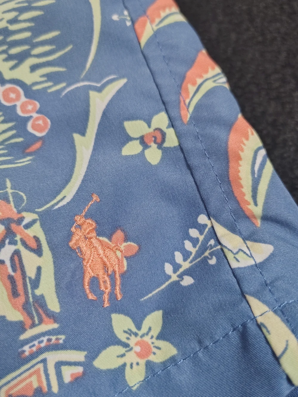 Polo Ralph Lauren Tropical Hawaiian Style Men’s Swim Shorts Light size XL